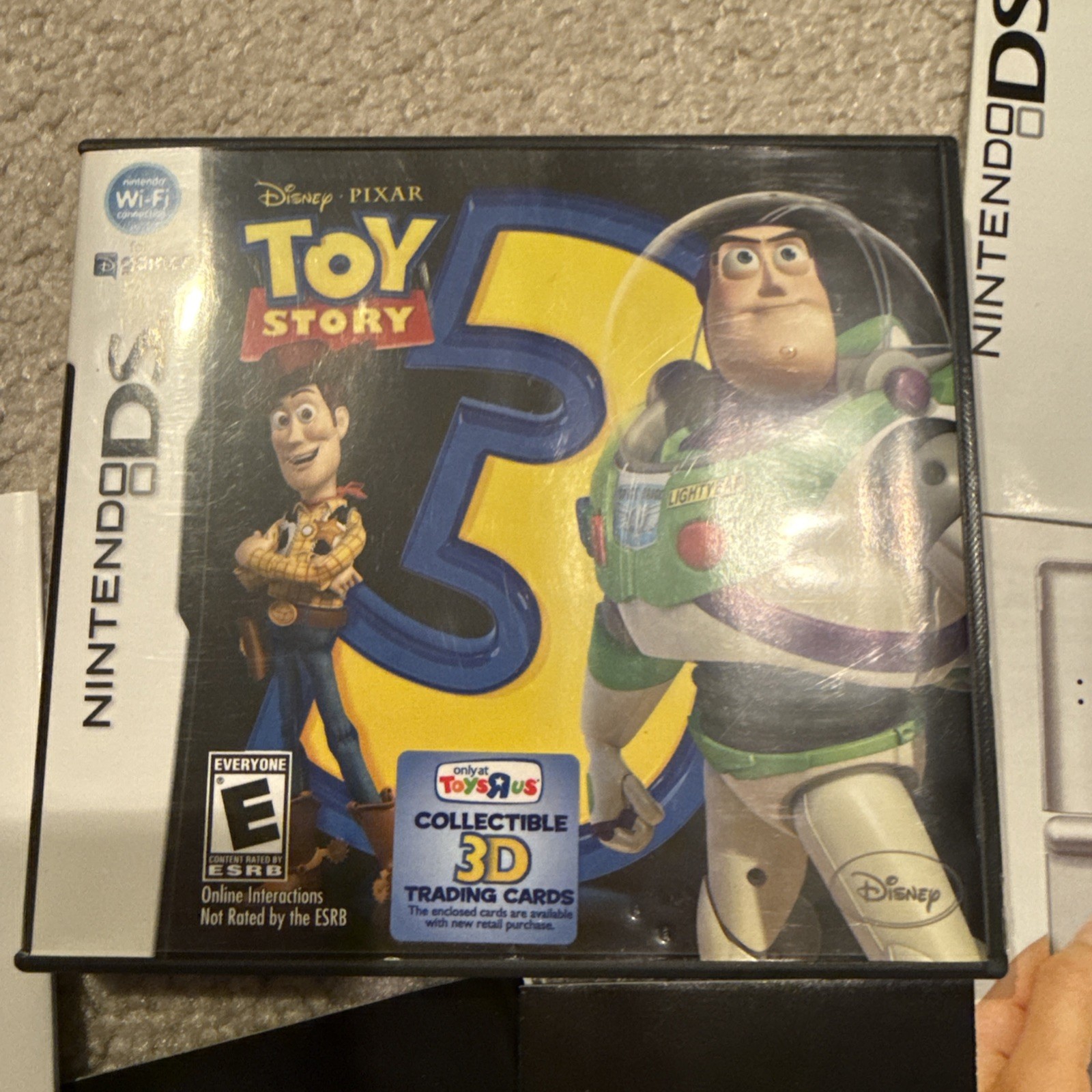 Toy Story 3 for Nintendo DS CIB w/MANUAL/POSTER/collectable 3D Card – Tested