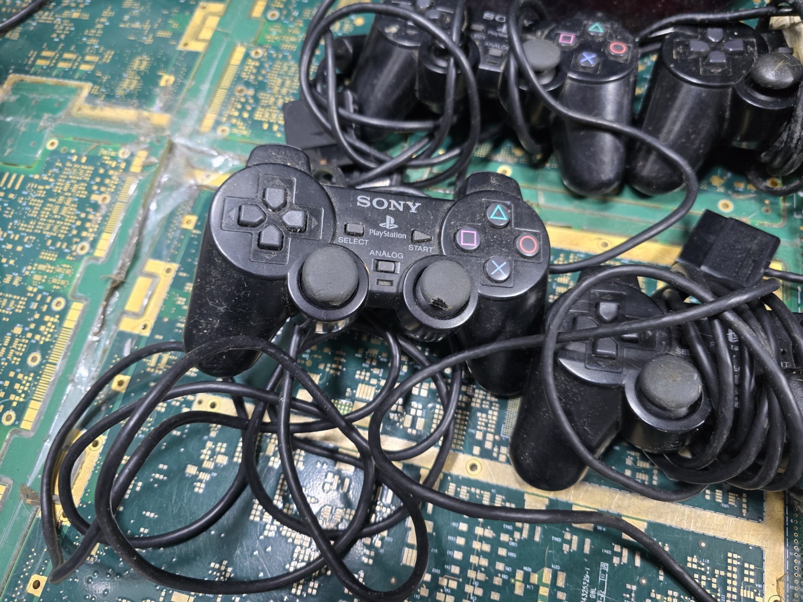Sony PS2 Original DEFECTIVE DONOR EXACT LOT #3-Controller-CRUDE-DIRT-RUST-PARTS