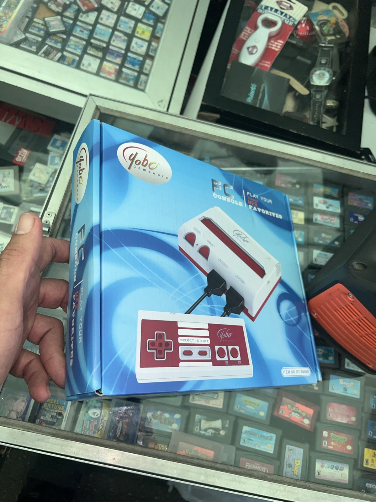 Brand New Red & White Yobo Fc Game Console play Your NES 8 Bit Nintendo Games !