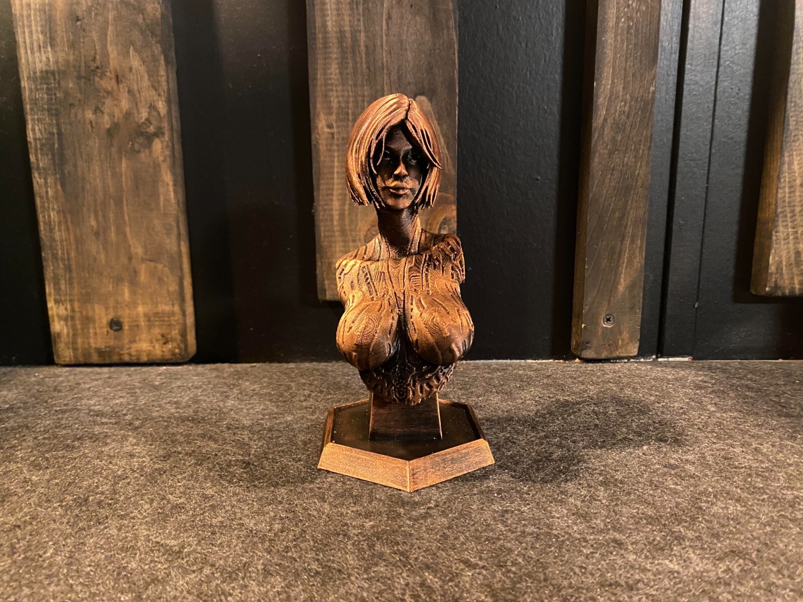 Halo Cortana Copper Statue 6inches tall