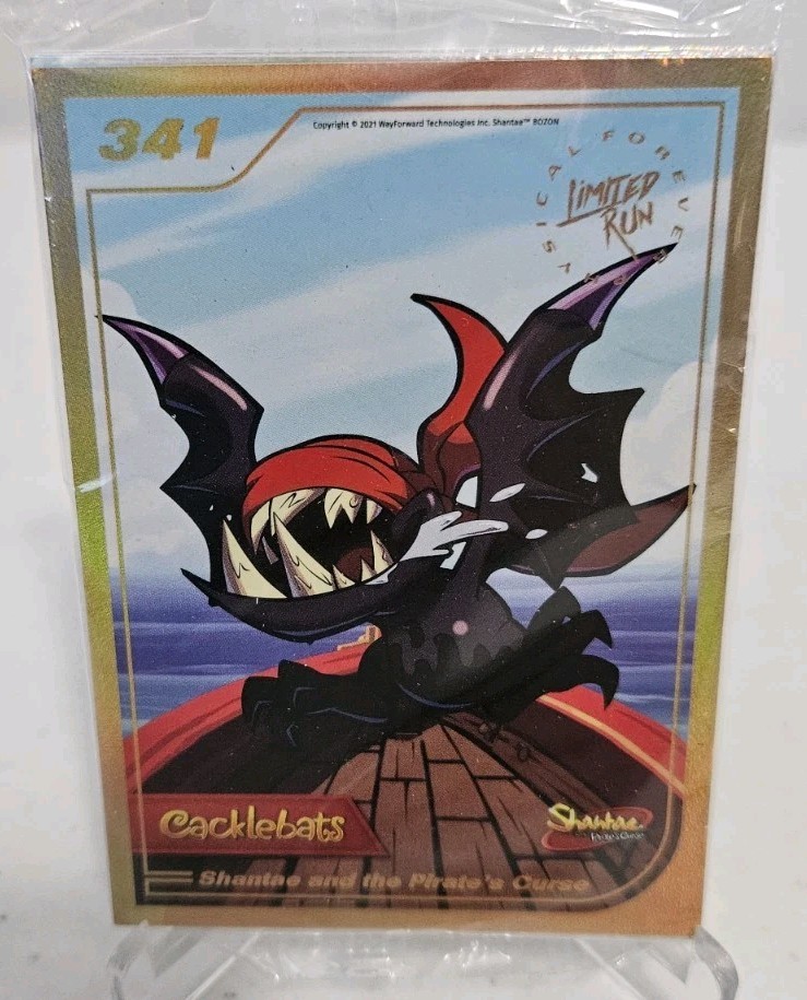 Shantae and the Pirate’s Curse Limited Run Games Trading Card Pack *NEW*