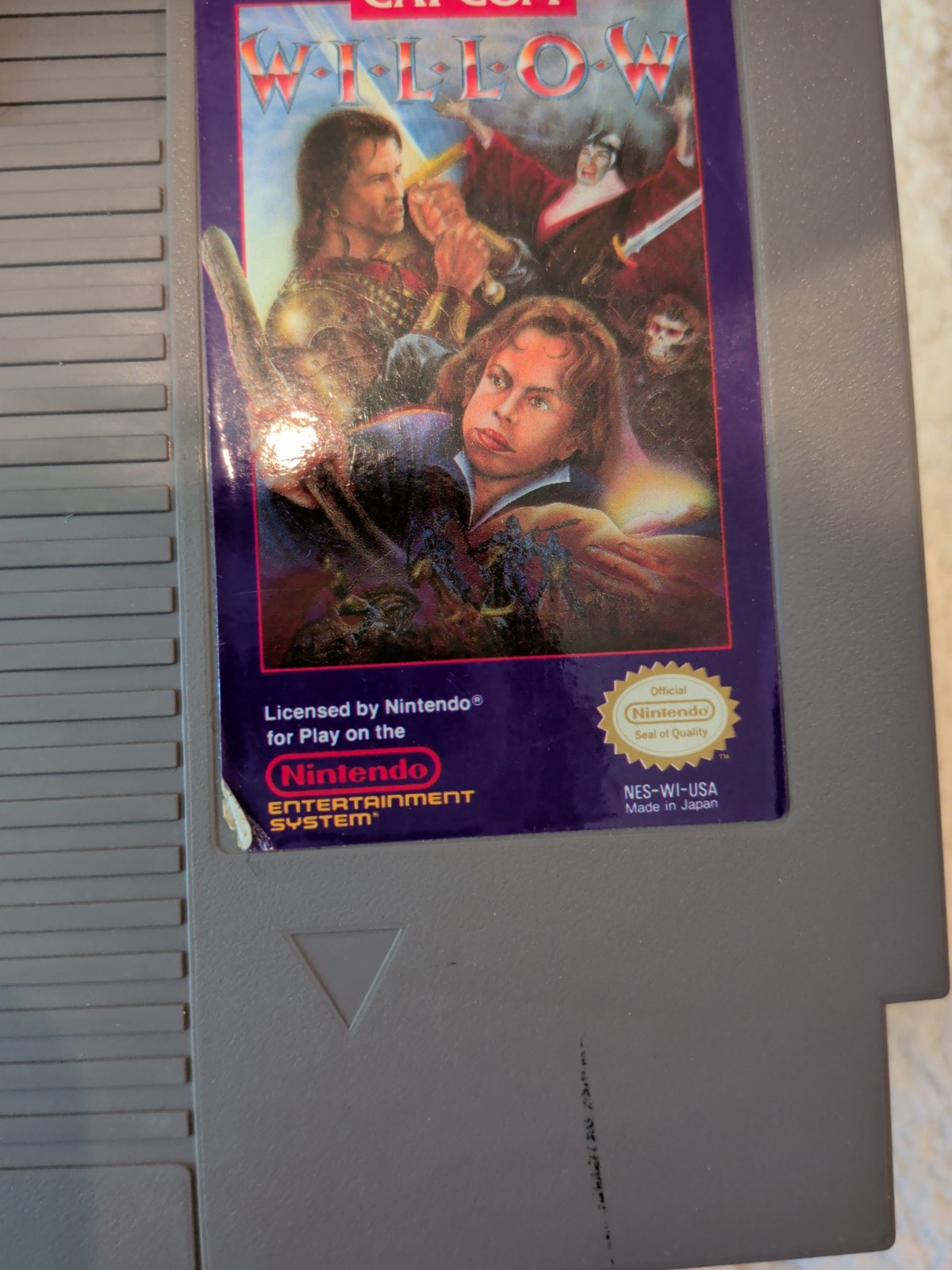 Willow (Nintendo Entertainment System, 1989) NES authentic cartridge with sleeve