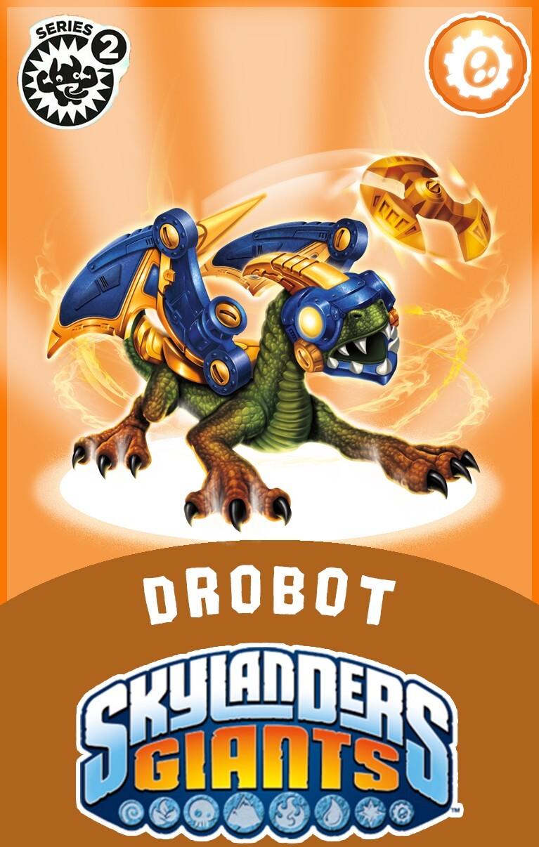 Skylanders Giants Drobot NFC Card FREE SHIPPING