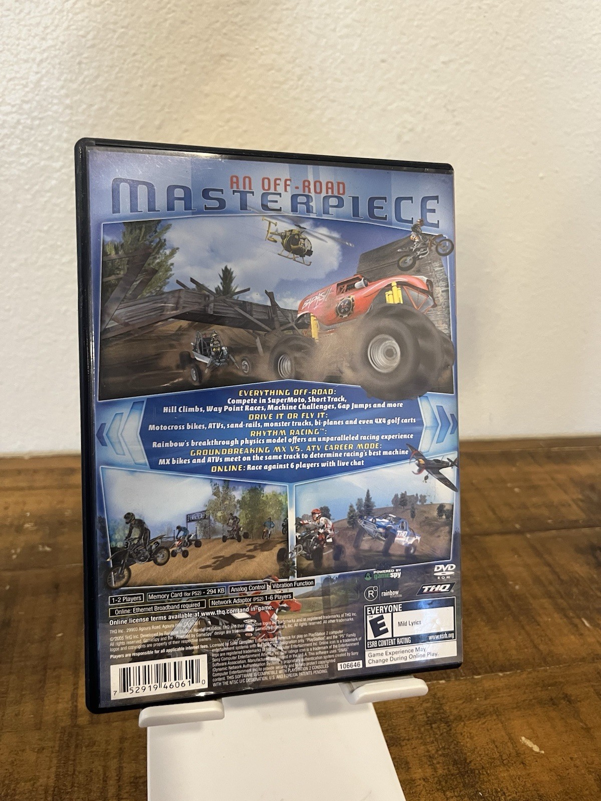 MX vs. ATV Unleashed Off Road Sony PlayStation 2 Without Manual Nor Memory Card
