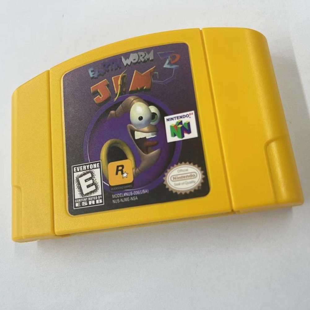 Earthworm Jim 3D – Nintendo 64 (N64) Factory sealed Rare find Limited release