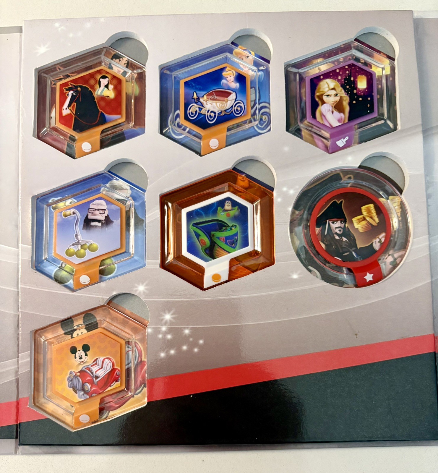 DISNEY INFINITY 1.0 Power Disc Album Set Includes 20 Discs *Duplicate Nemo* VG+