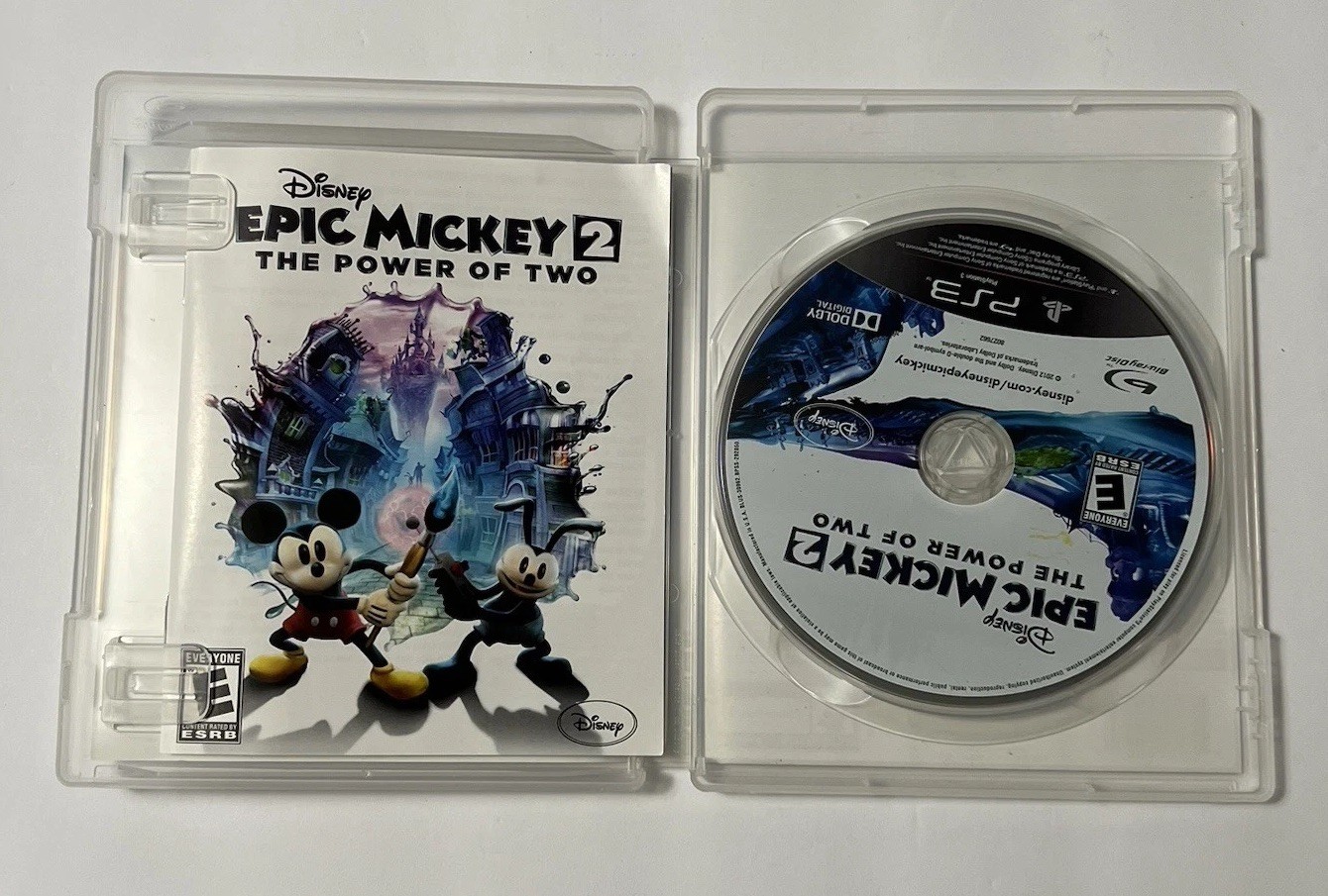Epic Mickey 2: The Power of Two (Sony PlayStation 3, PS3) Complete Tested