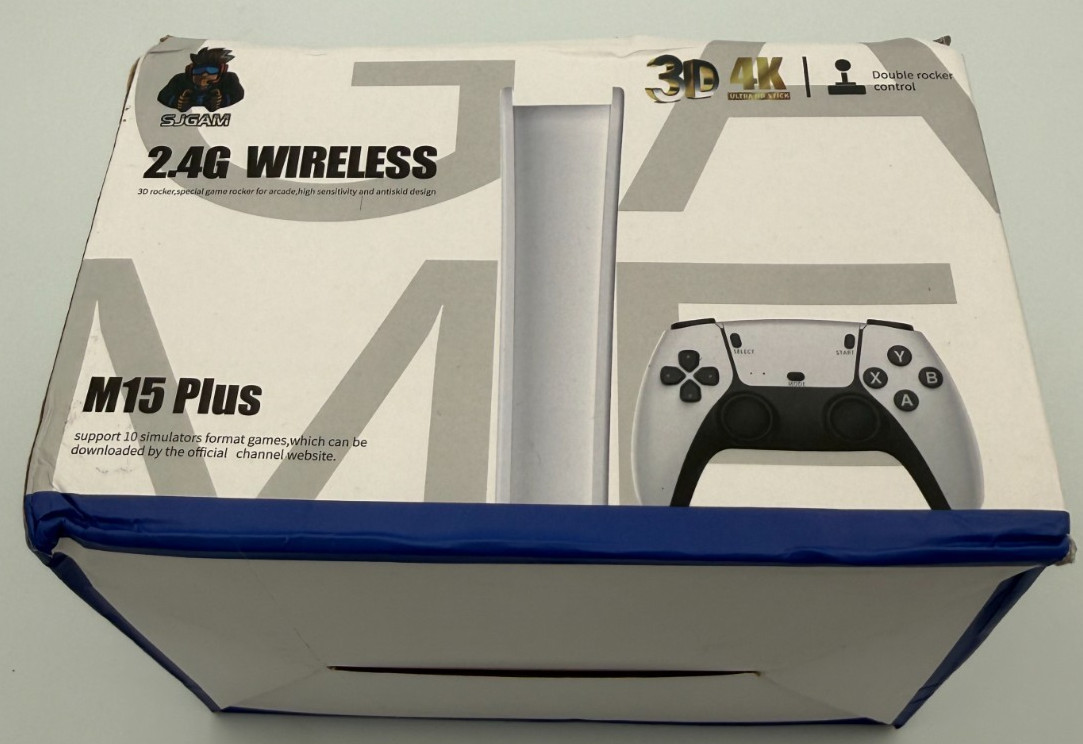 SJGAM M15Plus 64GB Game Stick Pro Retro Console 4K HDMI Wireless Handheld 2 Pack