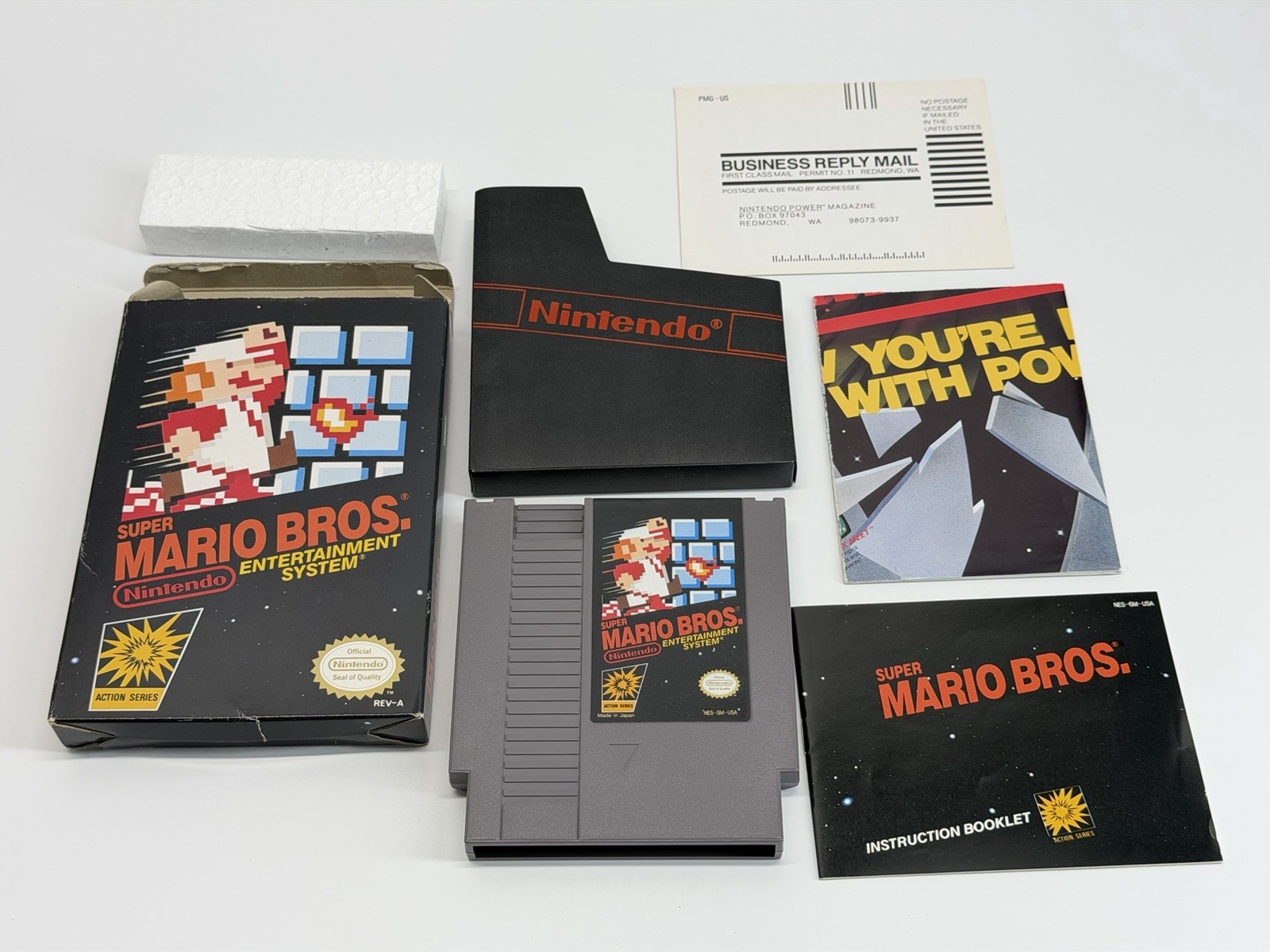 Super Mario Bros. (Nintendo Nes) Complete & Authentic *OVAL SEAL*