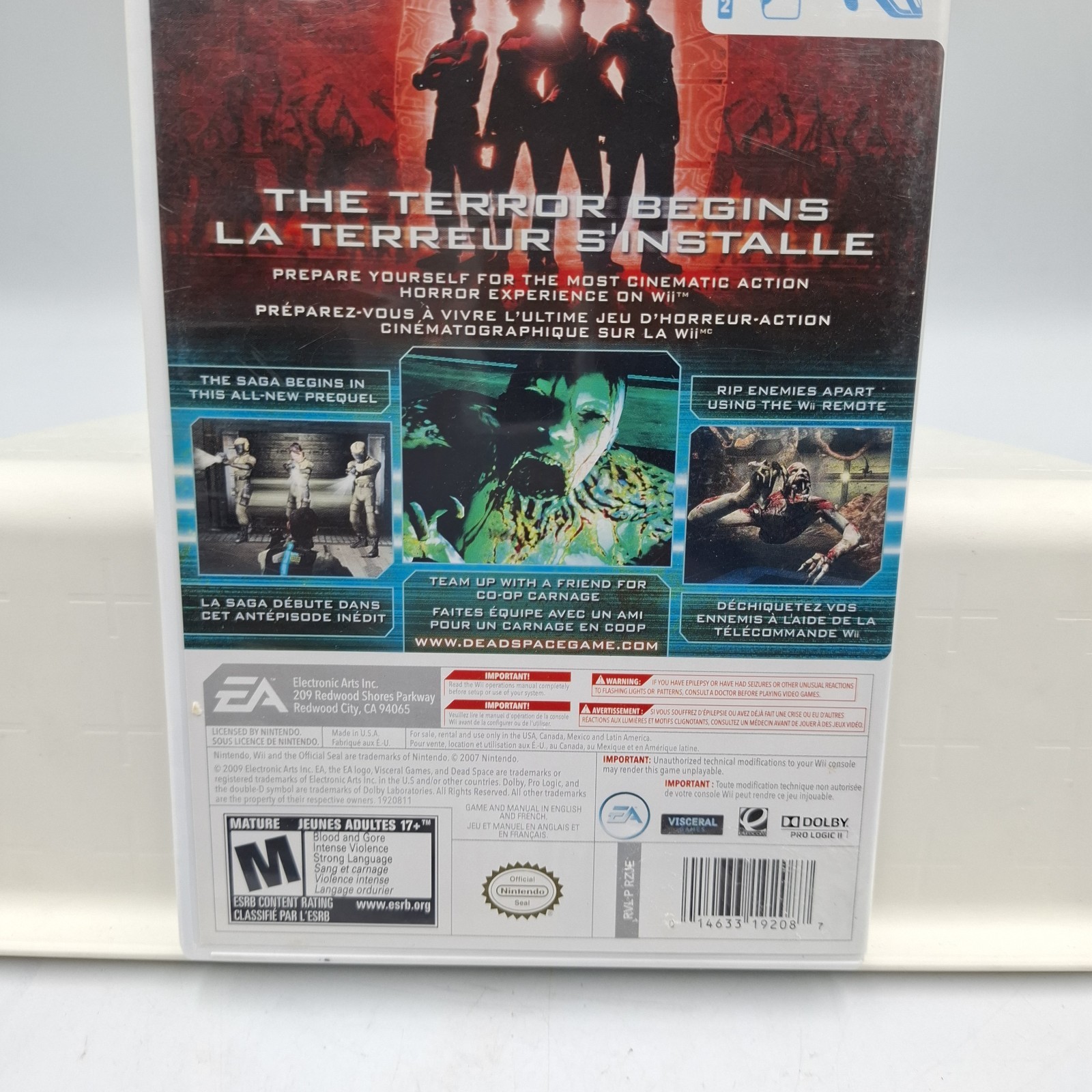 Dead Space: Extraction (Nintendo Wii, 2009, Visceral, EA) CIB Complete
