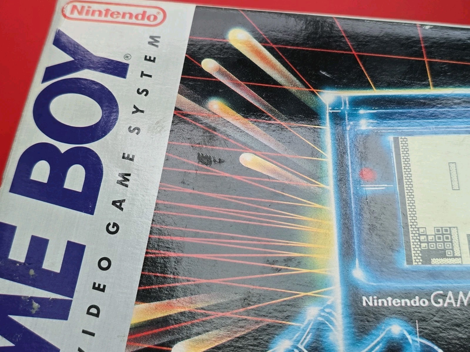 Original Nintendo Game Boy DMG-01 Box Tray Insert Paperwork No Handheld System