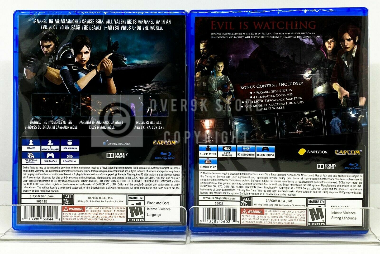 Resident Evil: Revelations 1 + Resident Evil: Revelations 2 – PS4 – Brand New