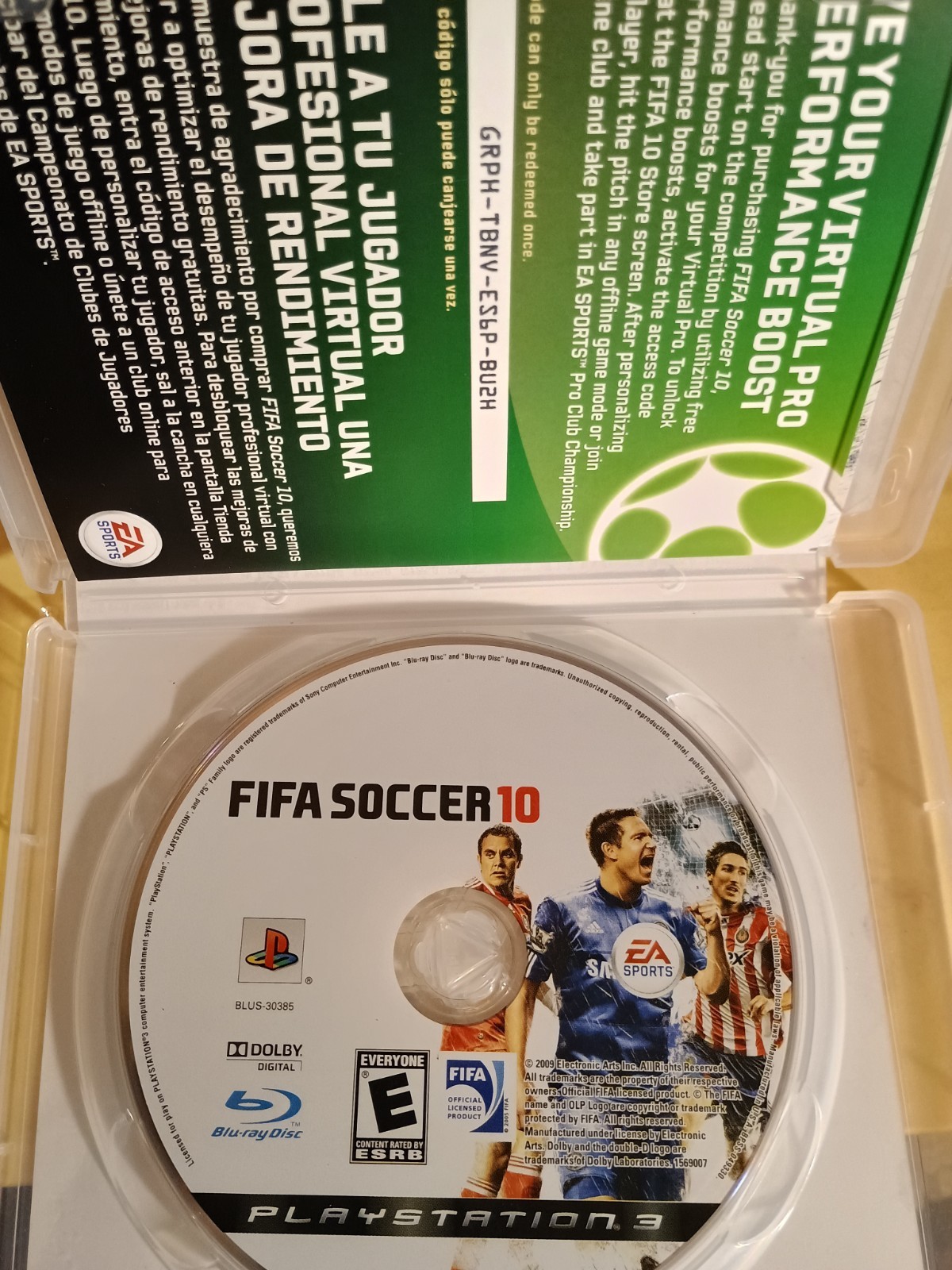 EA SPORTS FIFA Soccer 10 Sony PlayStation 3 PS3 2009 Soccer Sports E NTSC-U/C