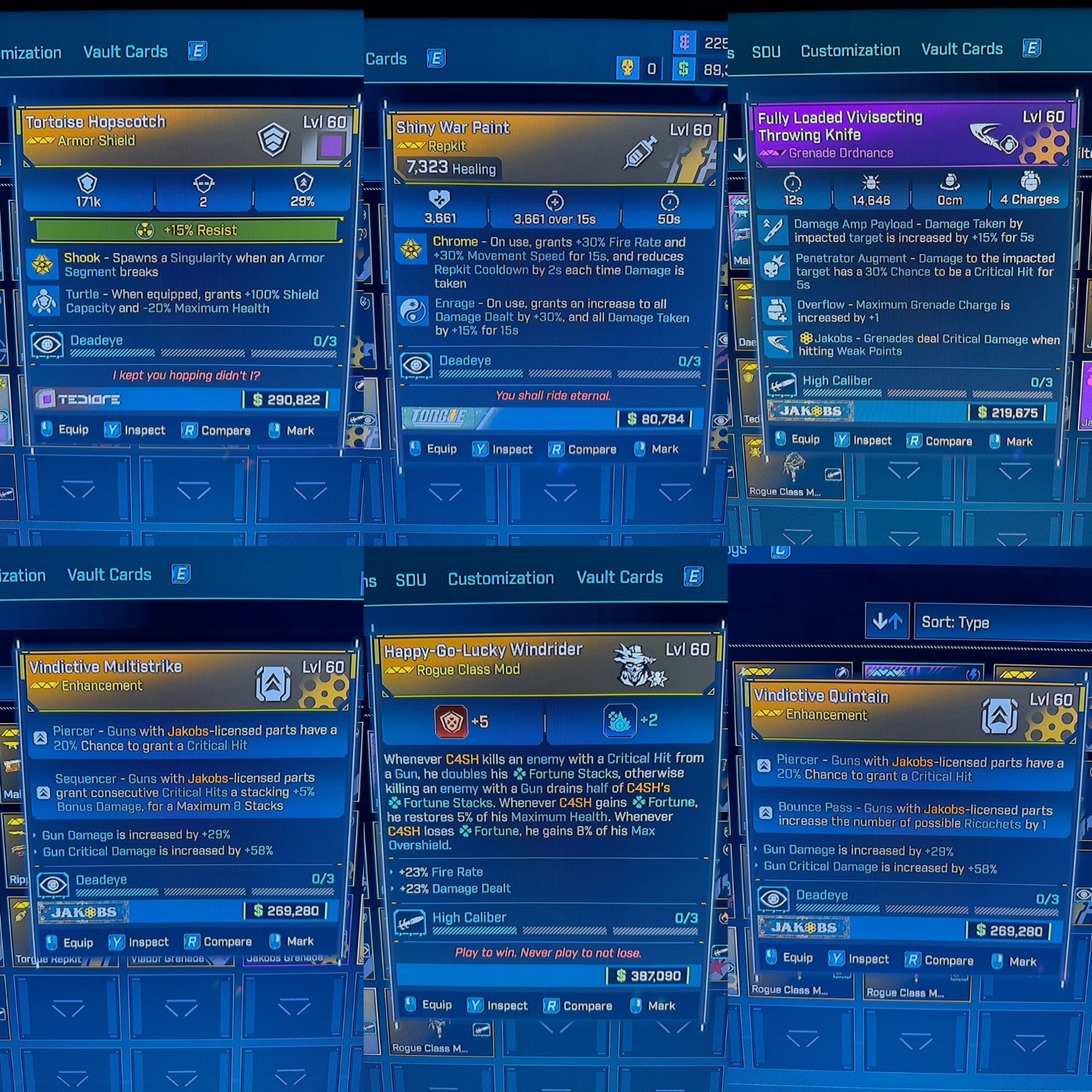 Borderlands 4✨ UPDATED GLOAMRE4PER 2.0 C4SH BUILD BL4 GEAR ✅PC-PS-XBOX✨MOXSY