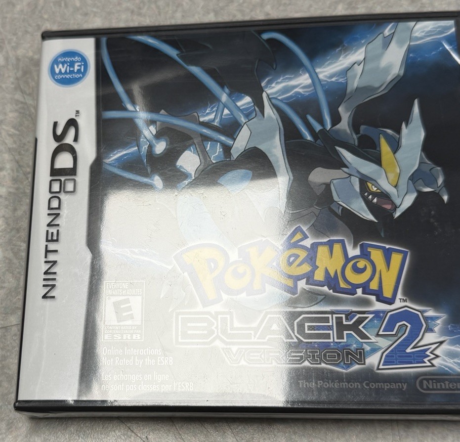 Pokémon Black Version 2 Nintendo DS, 2012 New Factory Sealed Authentic Protector