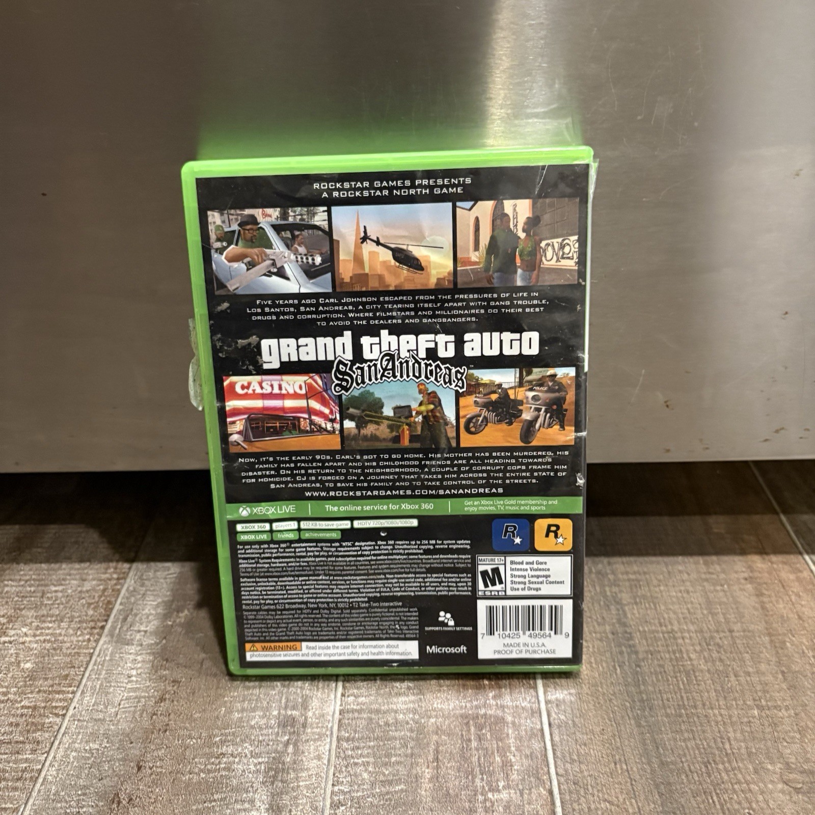 Grand Theft Auto: San Andreas – Microsoft Xbox 360 Complete In Box
