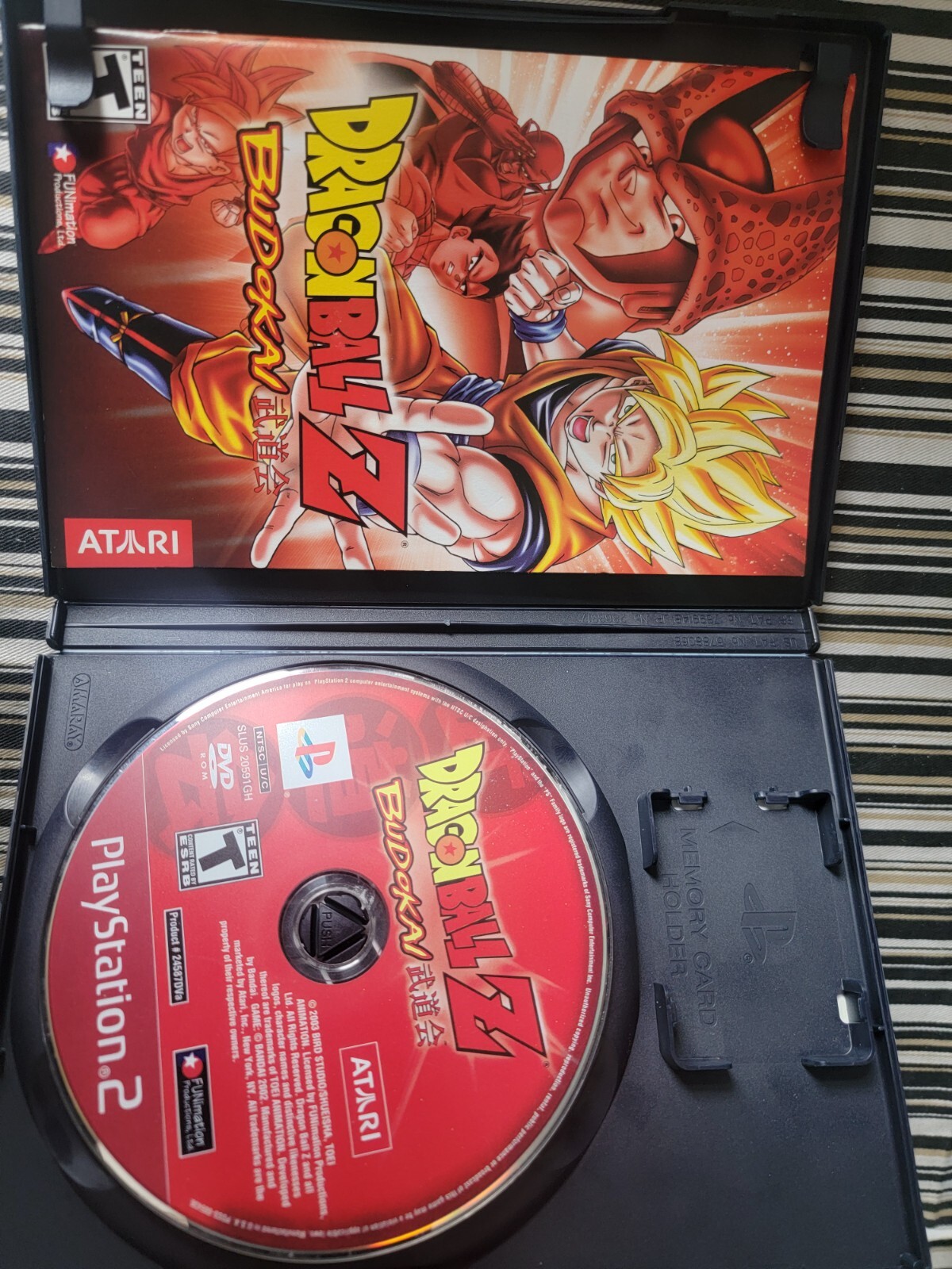 Dragon Ball Z: Budokai (Sony PlayStation 2, 2002) GREATEST HITS USED