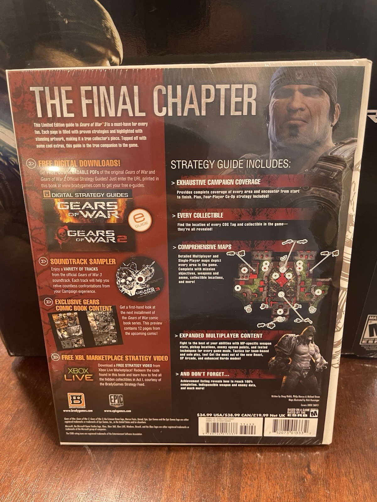 Gears of War 3 — Epic Edition (Microsoft Xbox 360, 2011) Brand New/Sealed