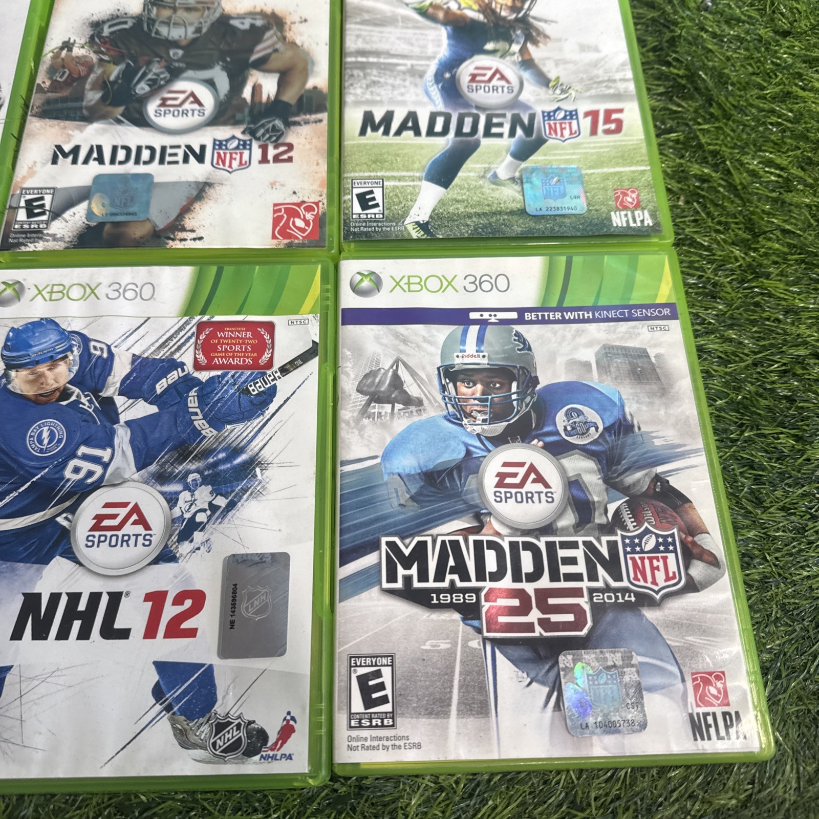 Lot of 12 XBox 360 SPORTS GAMES MLB MADDEN 2K 11 12 13 14 15