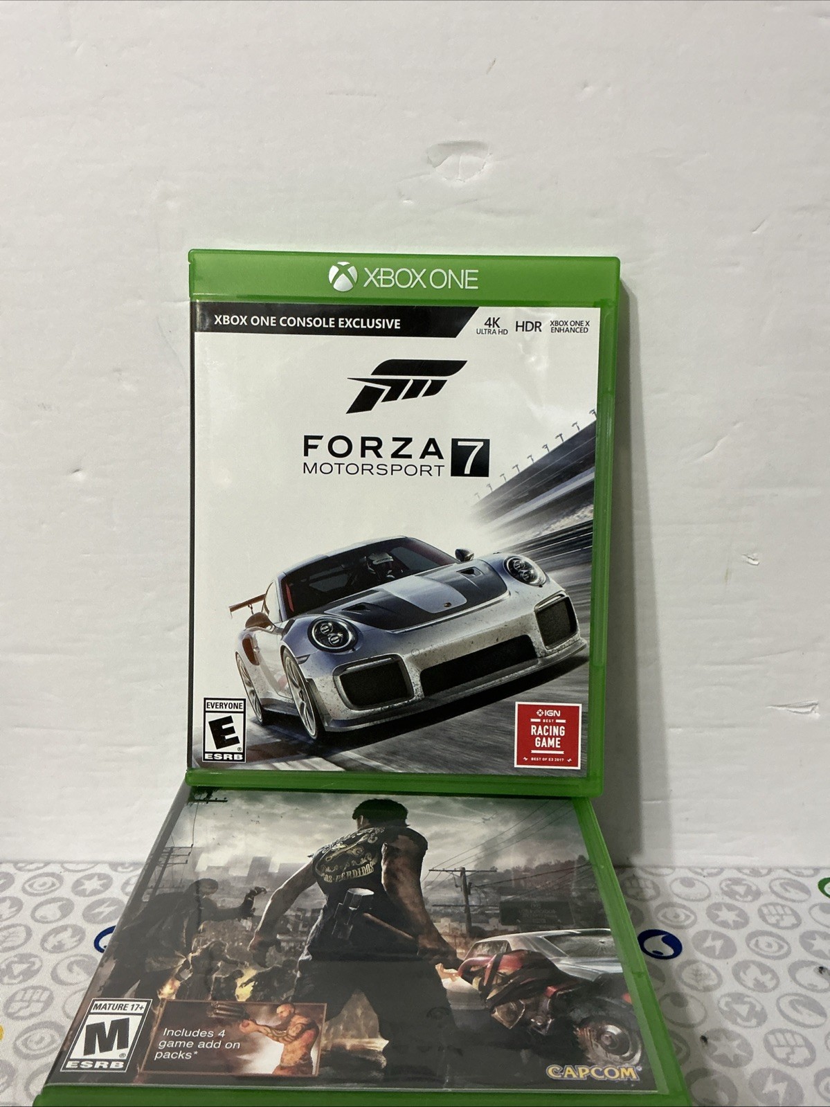 Lot of 10 Xbox One Games – PAC Man – Forza 2,3,5 & 7 – WWE 18 – Plus More!