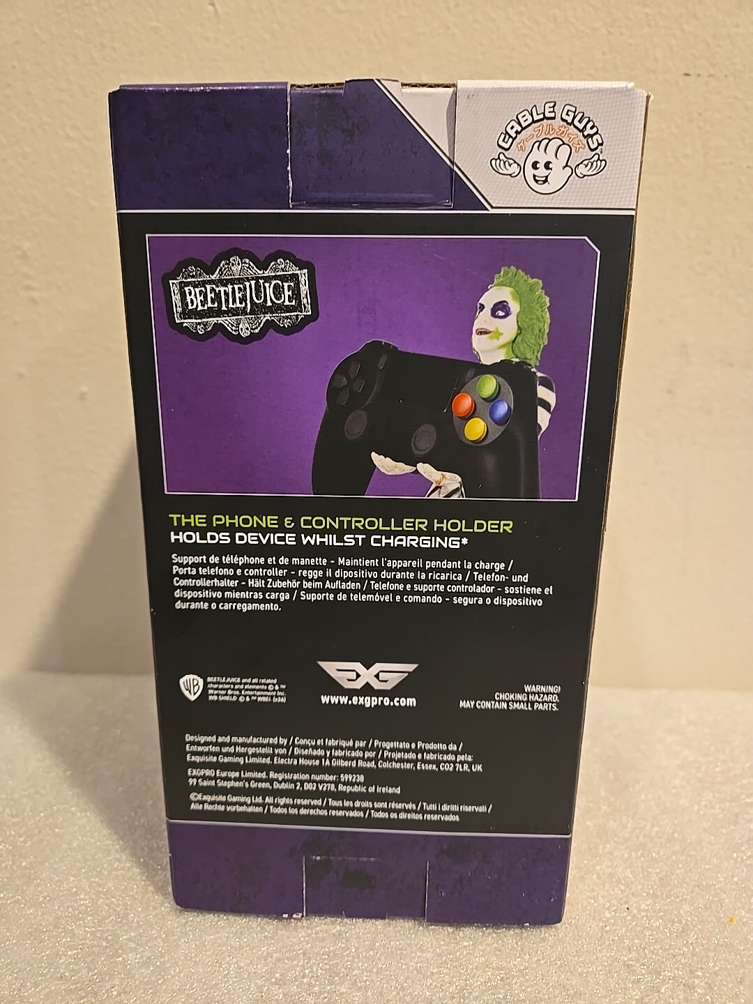 Beetlejuice Phone & Controller Holder / Cable Guys