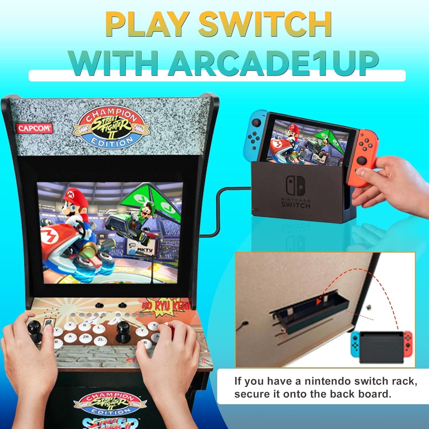 Bring Switch Games to Arcade1Up with Fighting Stick//