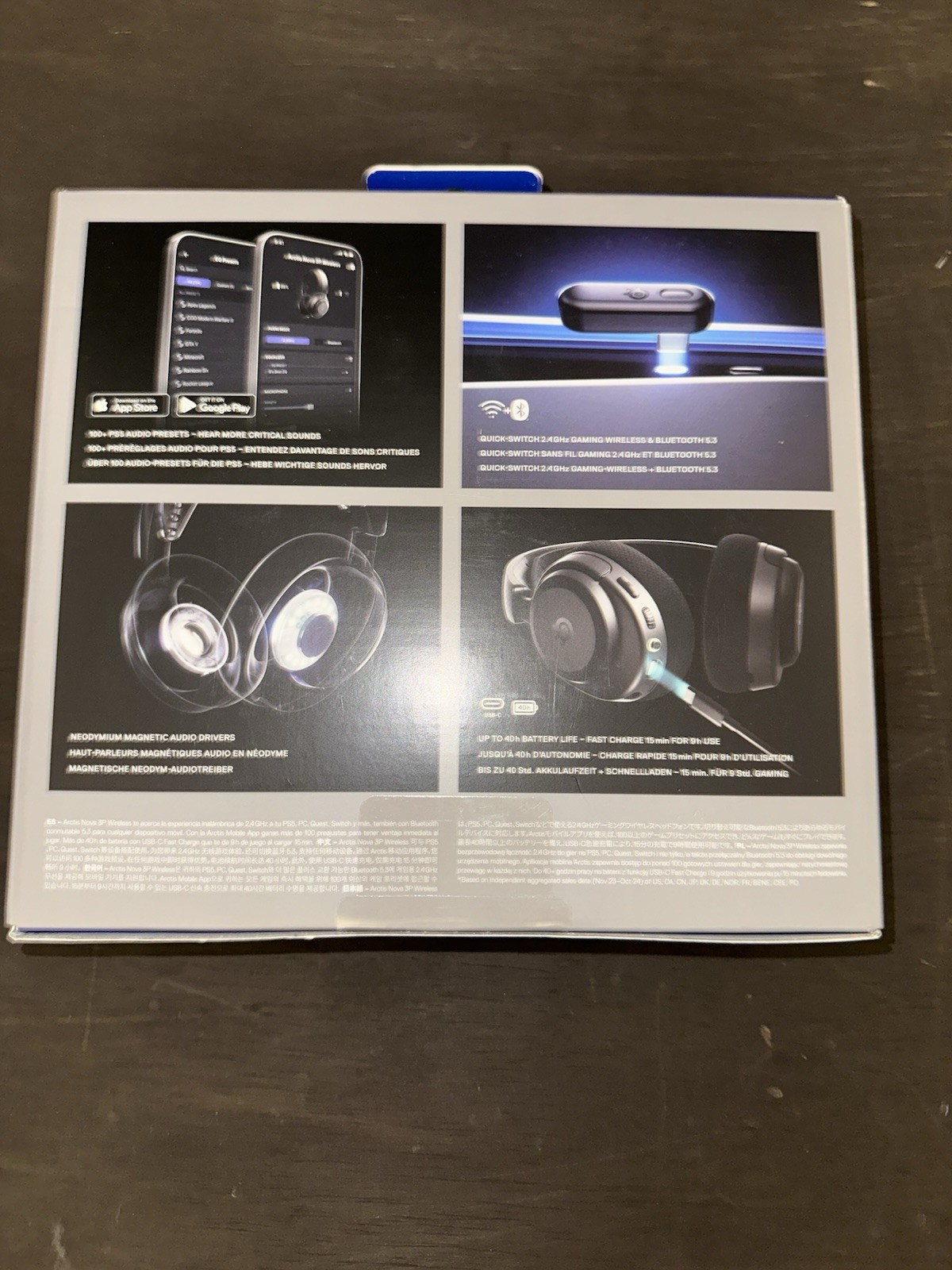 SteelSeries Arctis Nova 3 (3P) Wireless Gaming Headset, Black. BRAND NEW IN BOX