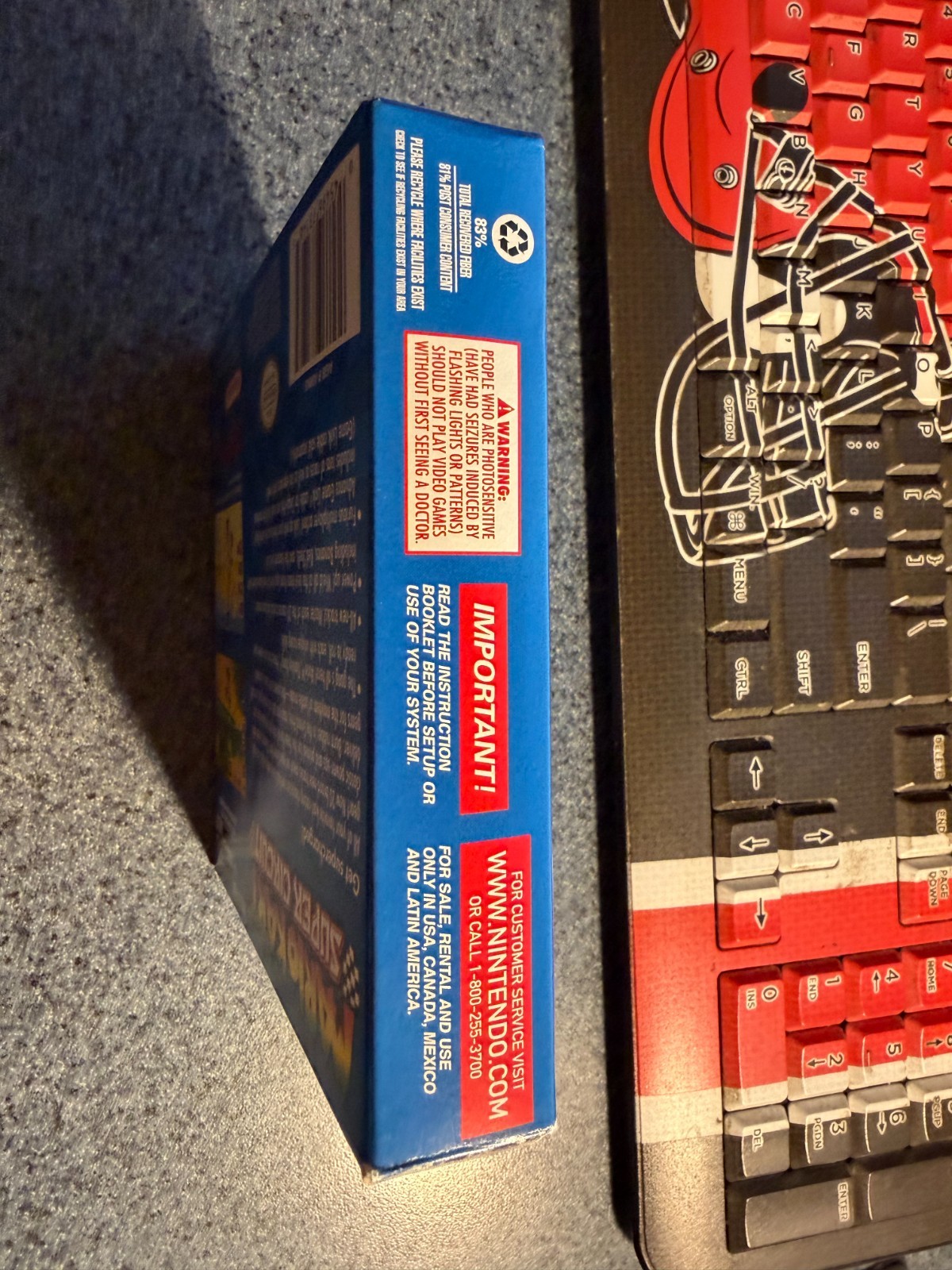 Mario Kart Super Circuit for Game Boy Advance Complete in Box (CIB)