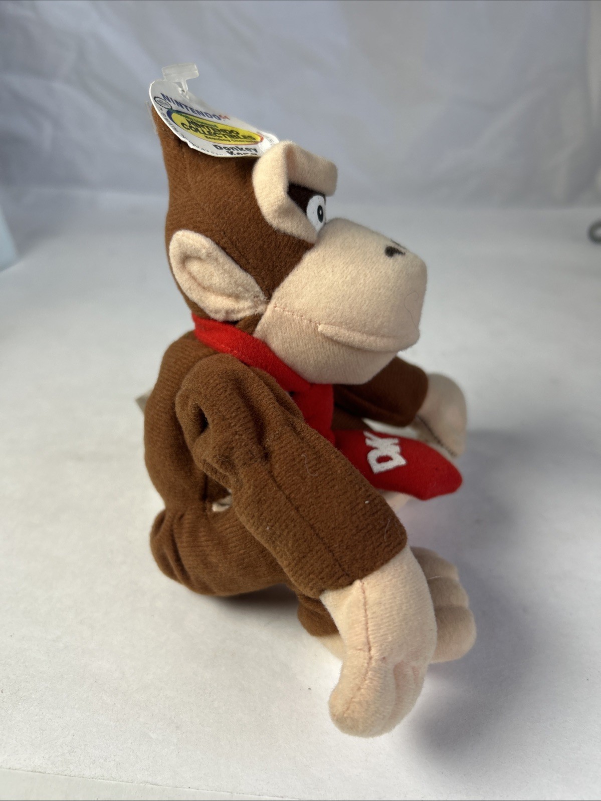 Vintage 1997 BD&A Nintendo Donkey Kong Nintendo 64 Beanie Bean Bag Plush