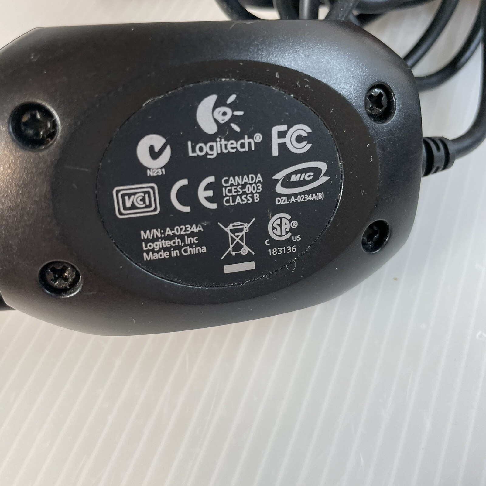 Rock Band Logitech USB M/N A-0234A Microphone for Xbox 360/PS3/Wii Guitar Hero
