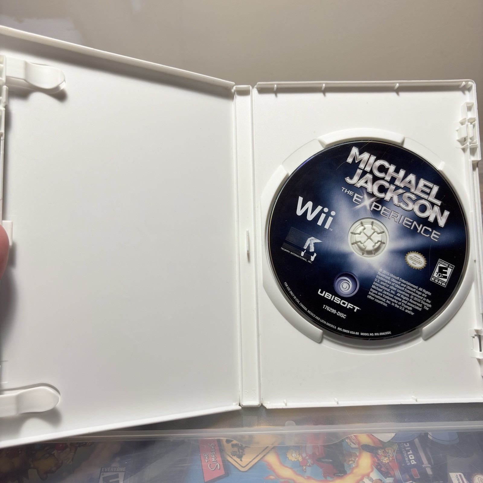 Michael Jackson The Experience Nintendo Wii Disc & Case No Manual Tested