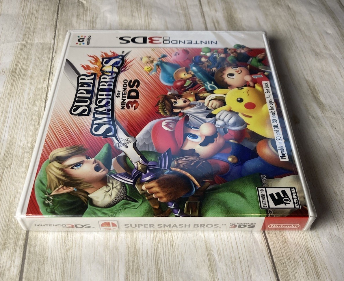 Super Smash Bros. For Nintendo 3DS – Brand New & Factory Sealed – Authentic