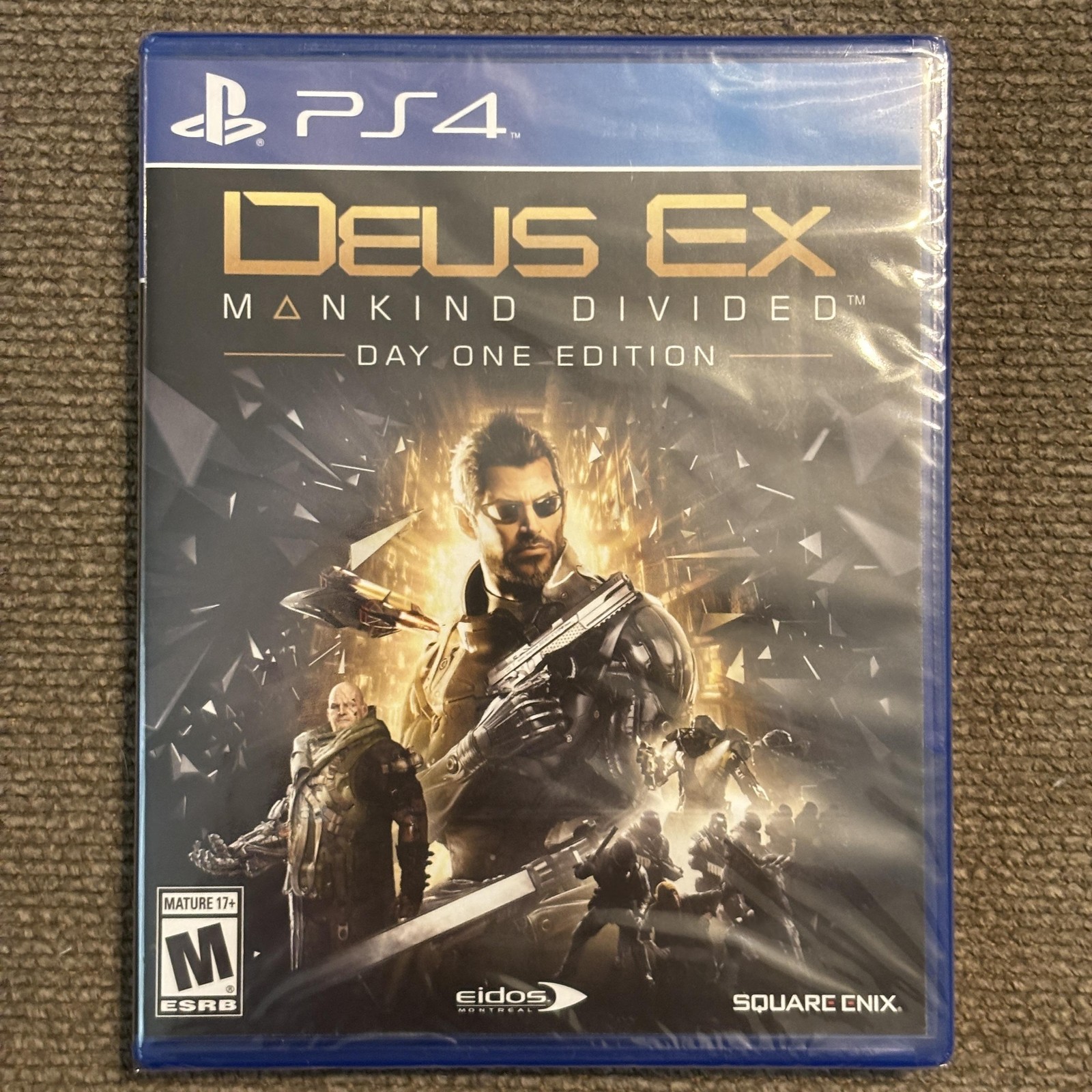 Deus Ex Mankind Divided Day One Edition PS4 Action Role Playing Shooter New Game