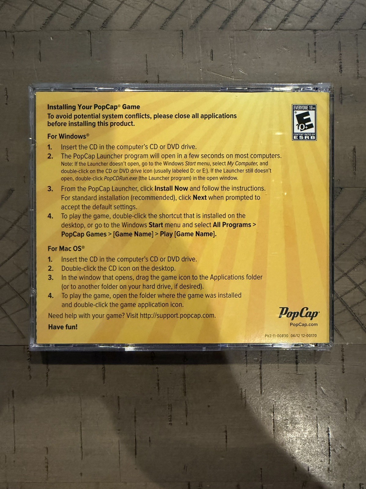 Plants vs. Zombies w/ Slipcover (PC, 2009)