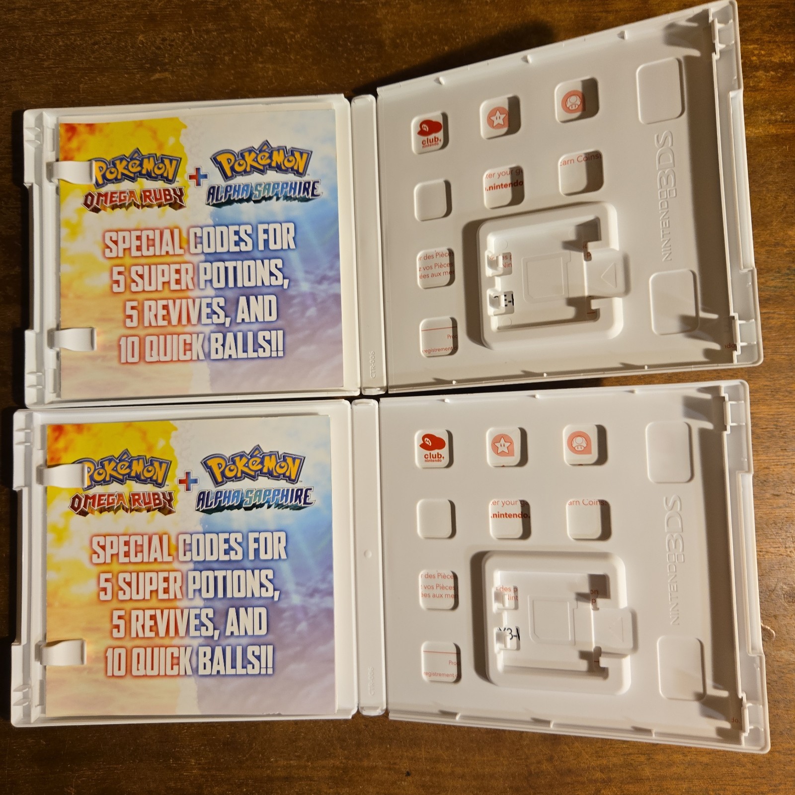 Pokemon Omega Ruby & Alpha Sapphire – BONUS Variant With Bonus Insert -NO GAME