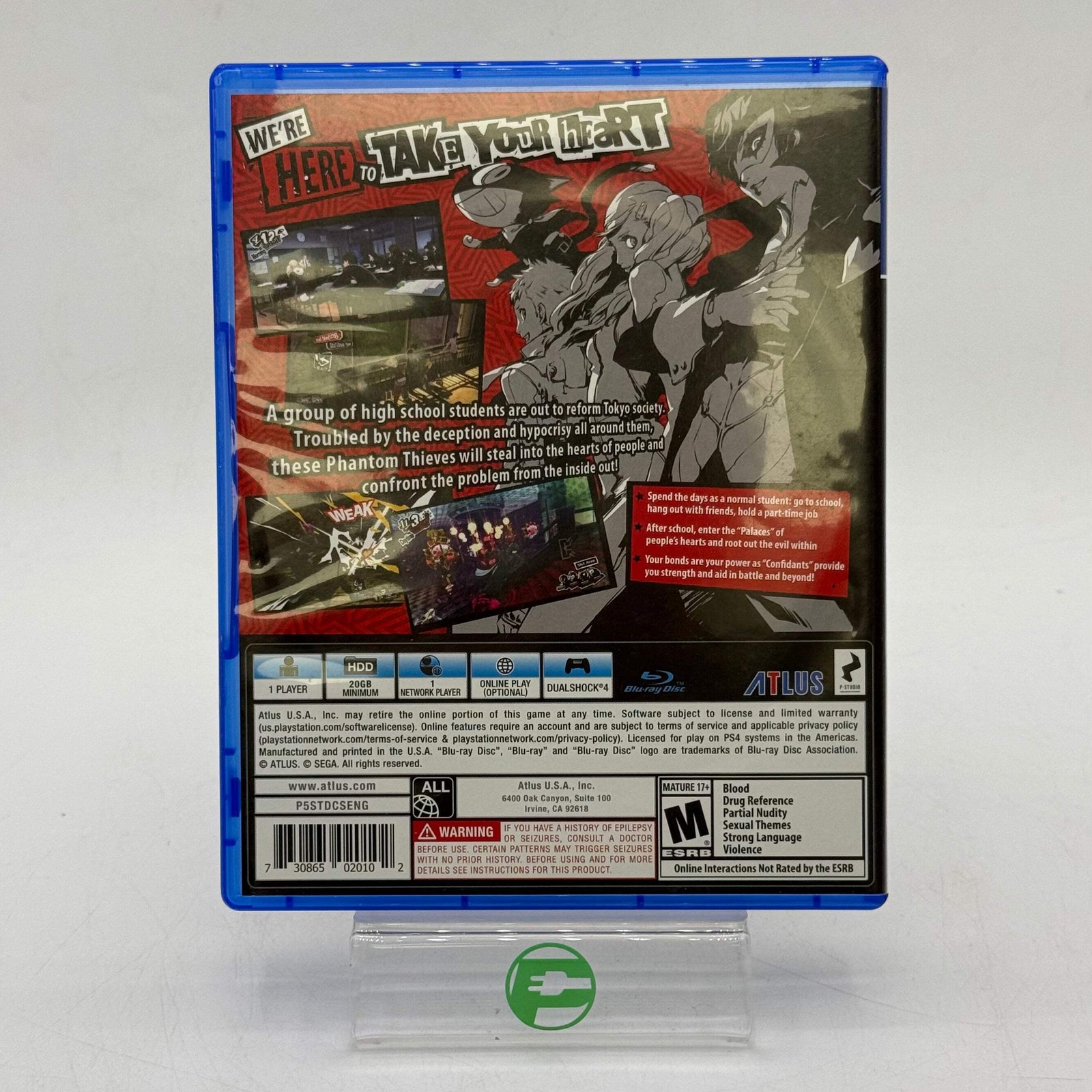 Persona 5 (Sony PlayStation 4 PS4, 2017)
