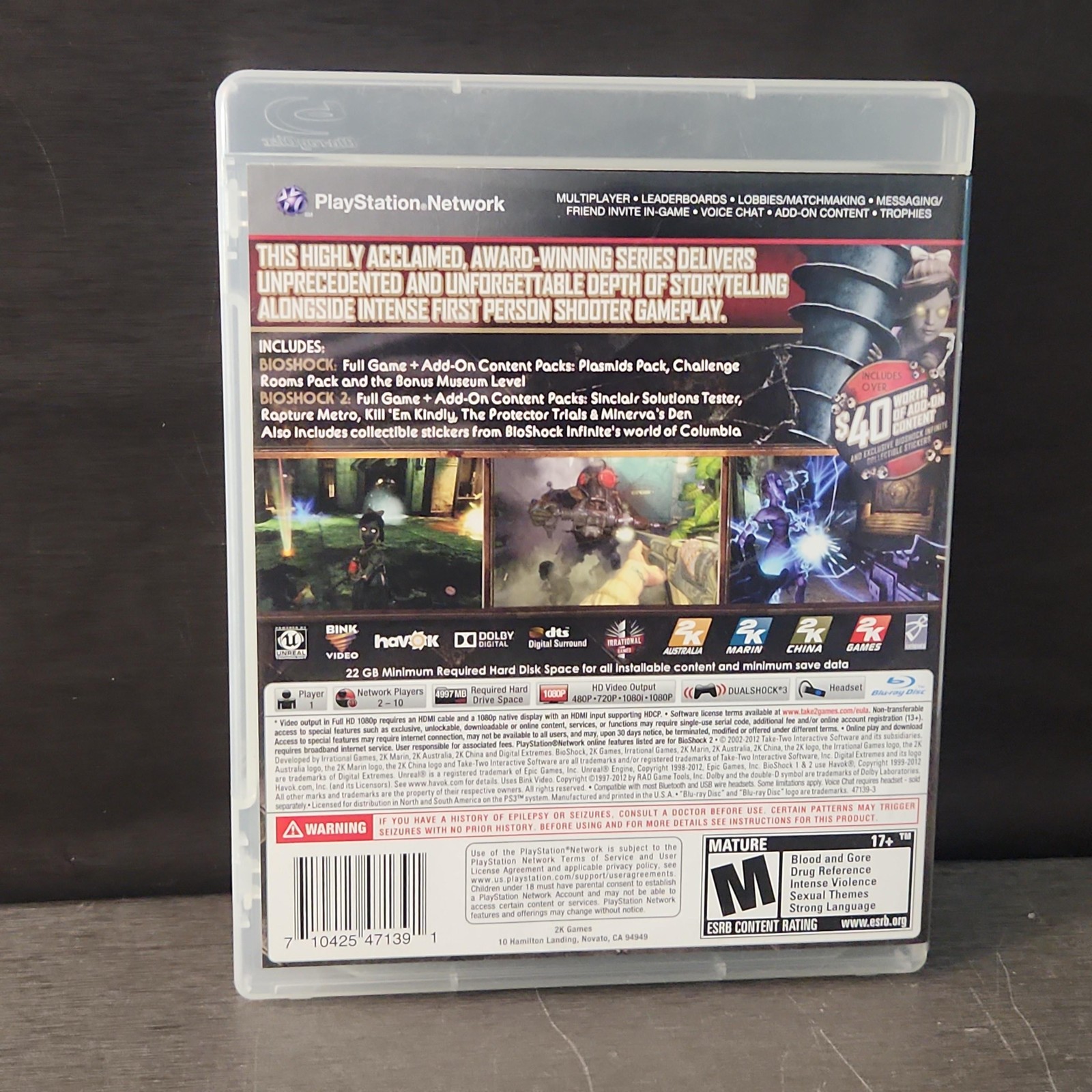BioShock Ultimate Rapture Edition Sony PlayStation 3 PS3 Video Game CIB