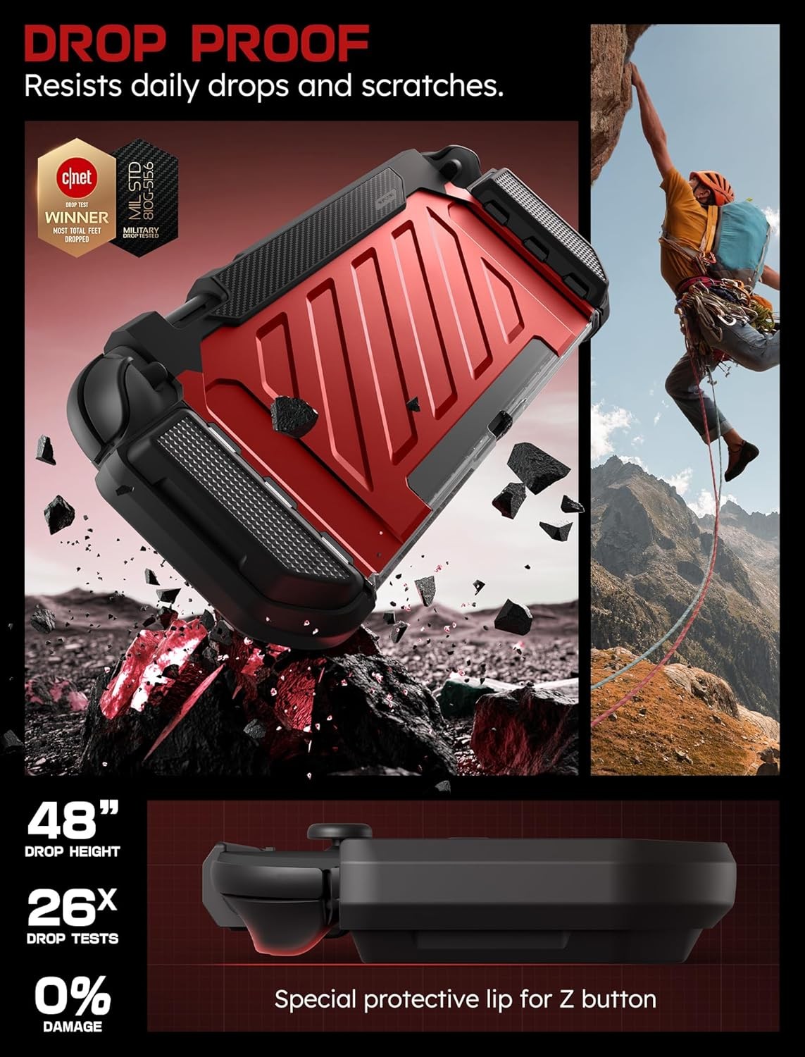 SUPCASE UBPro for Nintendo Switch 2 Military Protection Dockable Integrated Case