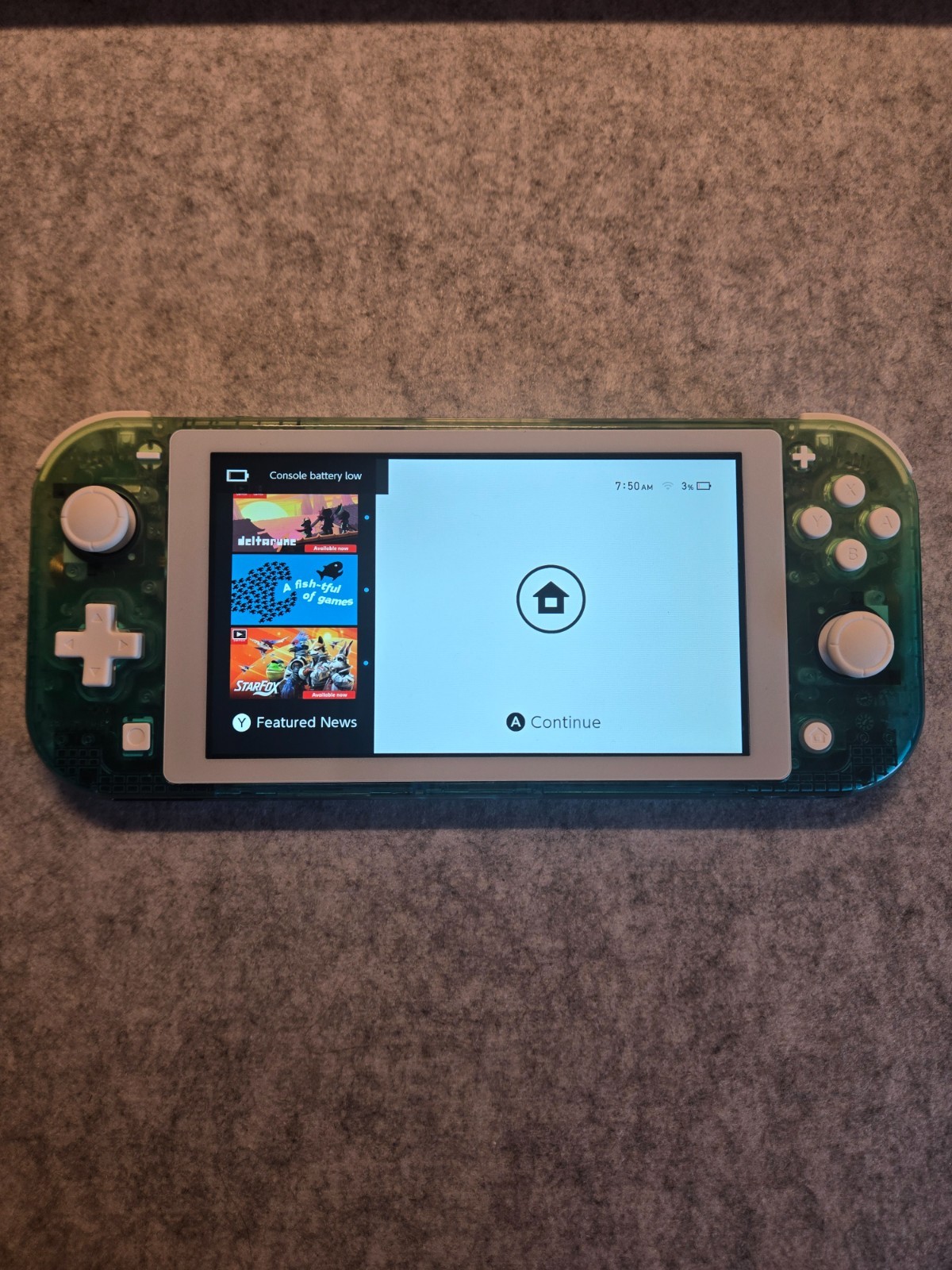 Nintendo Switch Lite 32GB Handheld System – Green – Team Brazil Themed