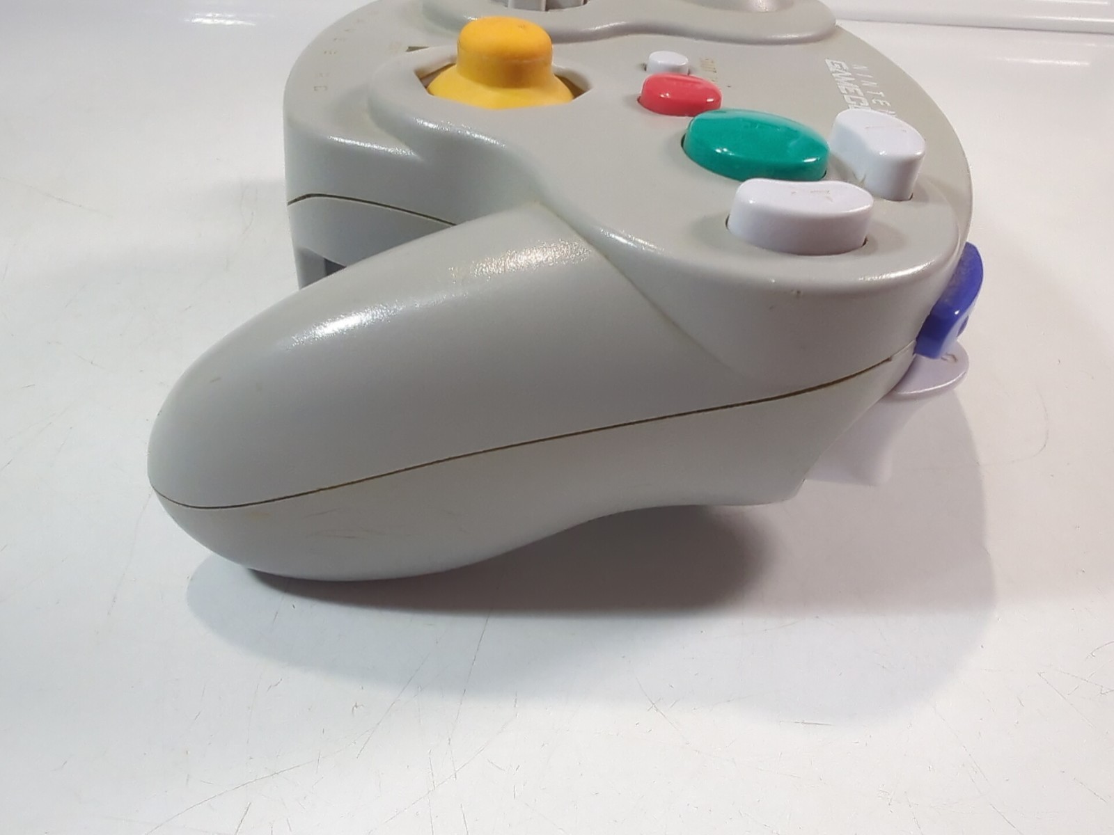 Nintendo GameCube WaveBird Wireless Controller Silver OEM No Receiver Powers On