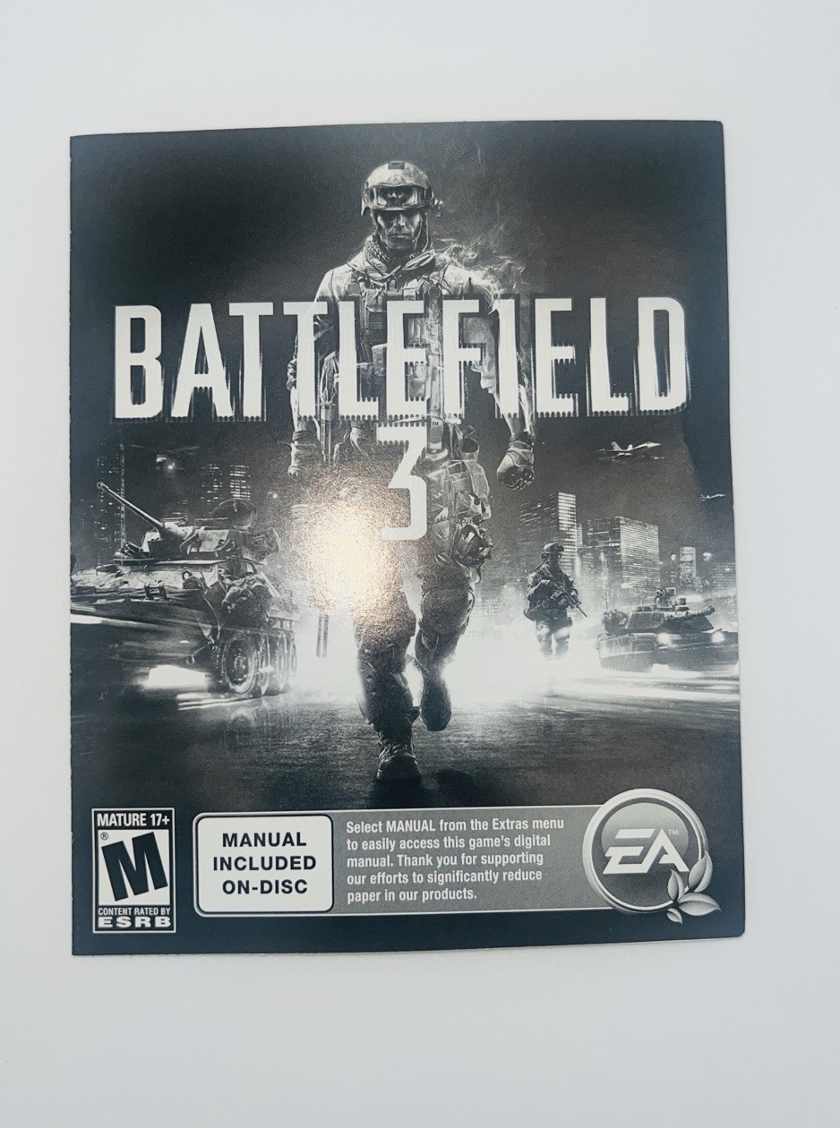 Battlefield 3 & 4 Sony PlayStation 3 PS3 2 Game Lot Black Lable CIB Complete