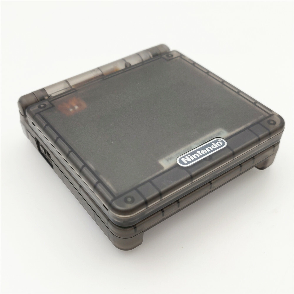 Clear Black Game Boy Advance SP Console AGS 001 Front light LCD GBA SP Console