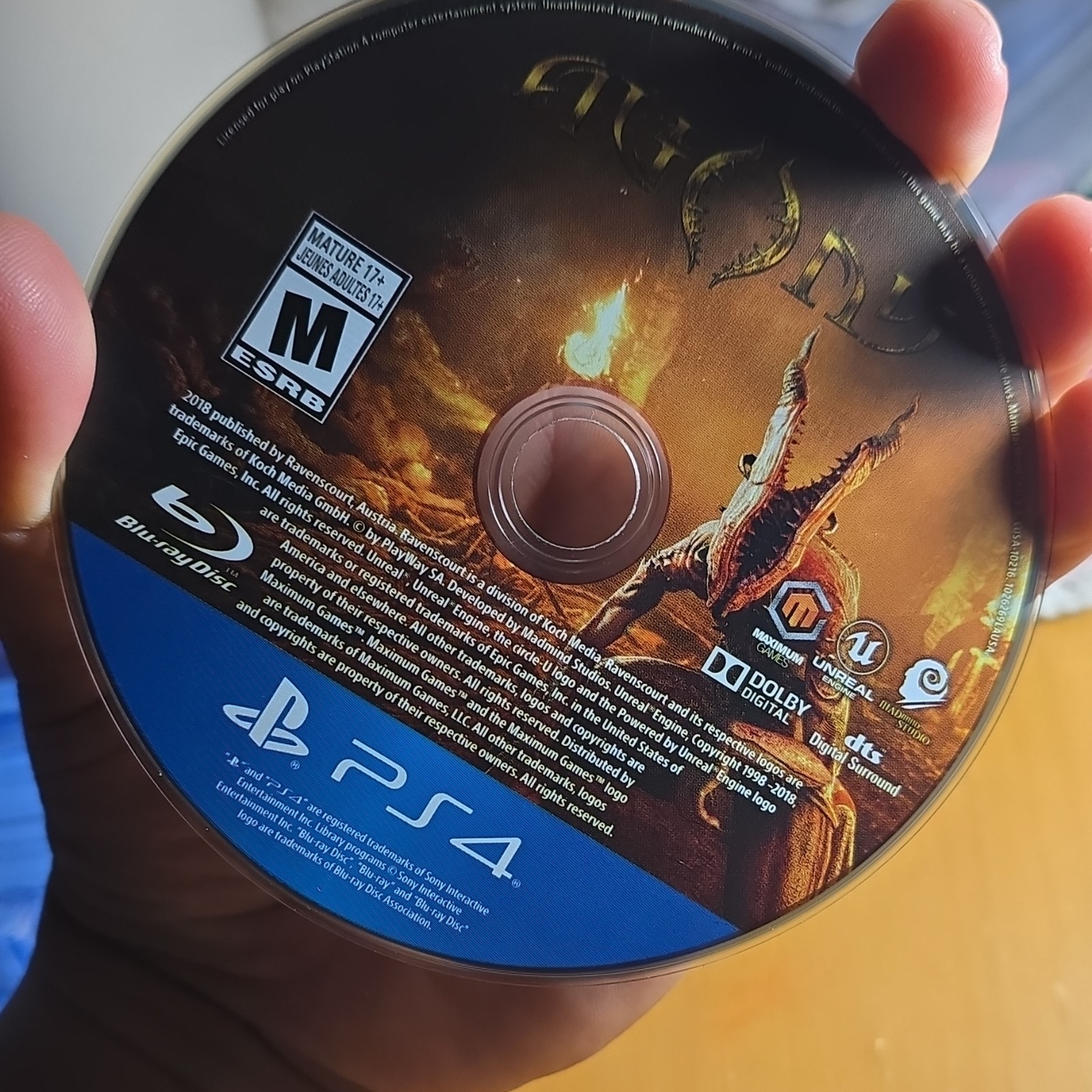 Agony PS4 Action Adventure Horror M NTSC-U/C Maximum Games 2018 Single Player