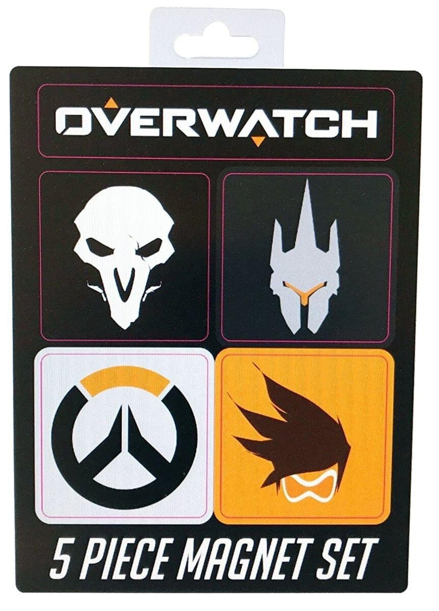 NEW OVERWATCH 5-PIECE JUMBO MAGNET SET