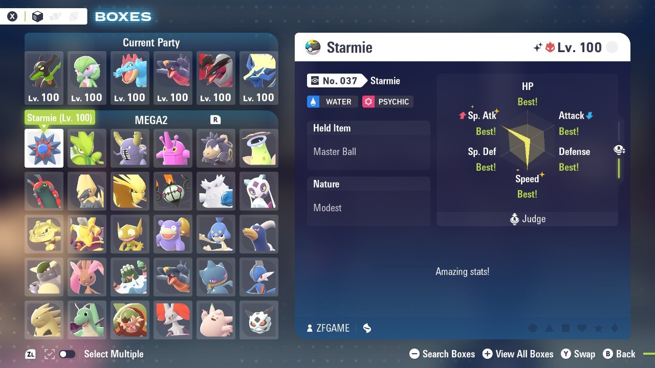 ✨CHOOSE ANY 6IV SHINY MEGA POKEMON🚀POKEMON LEGENDS ZA DLC✨Online delivery⚡ALPHA
