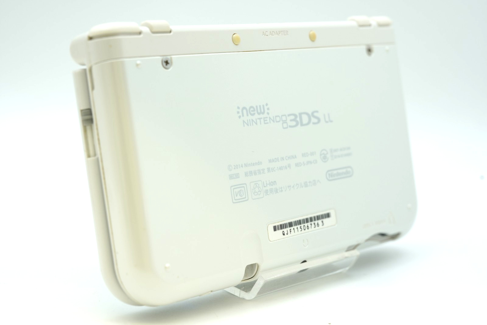[Dual IPS] NEW Nintendo 3DS LL XL Pearl White Region free Console #001