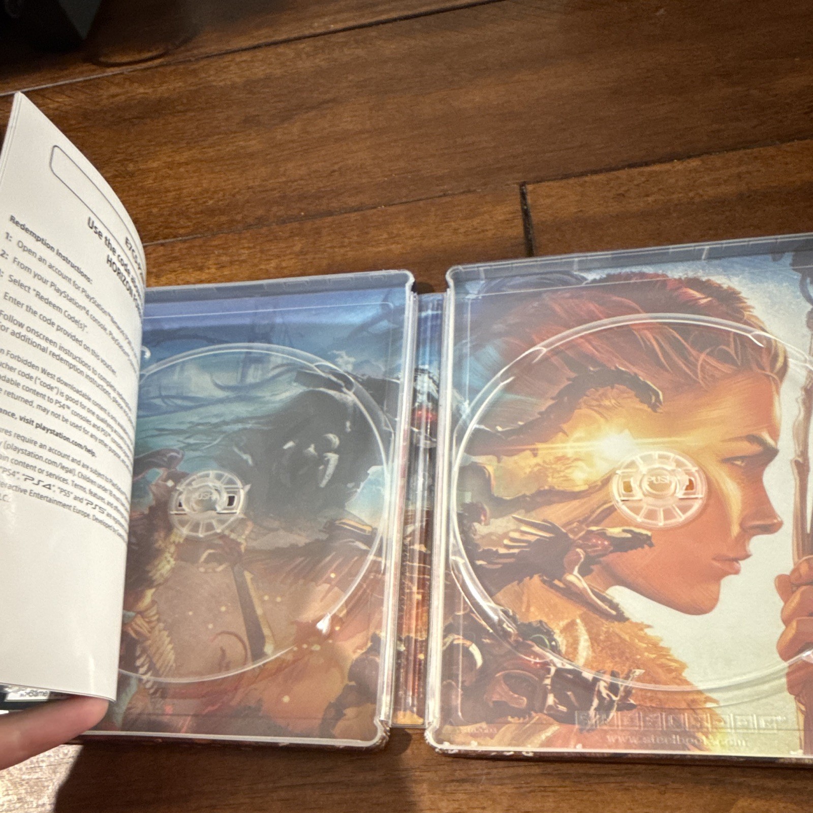 Sony Horizon Forbidden West PS5/PS4 SteelBook Case No Game