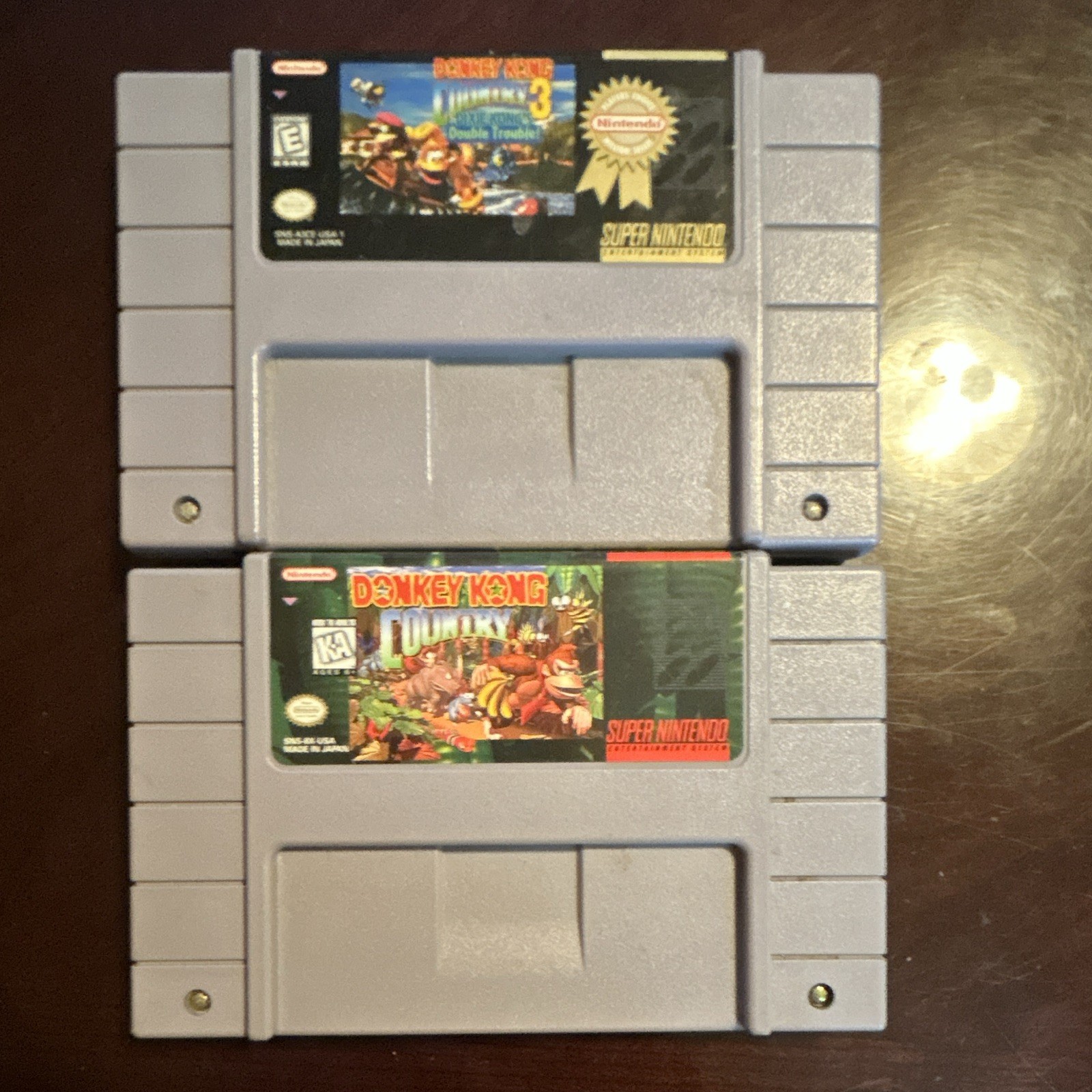 SNES Donkey Kong Country & Donkey Kong Country 3 *TESTED* Cartridges Only
