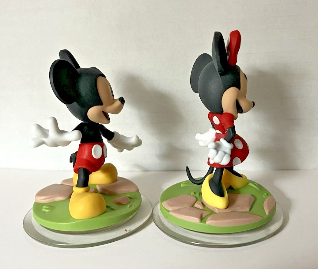 Disney Infinity 3.0 Edition MICKEY and MINNIE MOUSE Action Figures–pre-owned