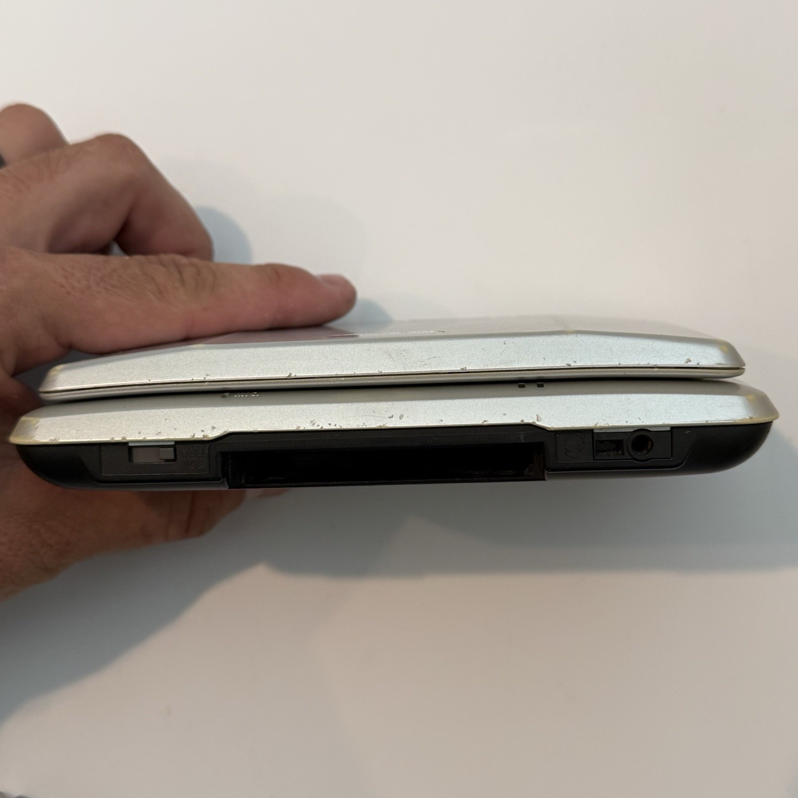 Ds – Nintendo DS Titanium Platinum Silver Game Console Tested Original #2961